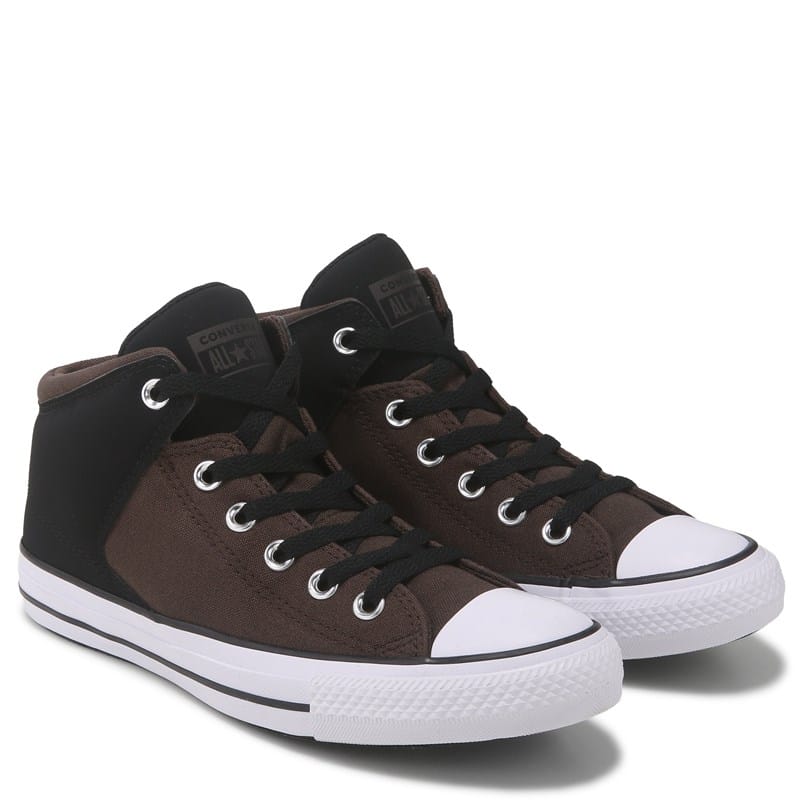 Converse Men's Chuck Taylor All Star High Street High Top Sneakers (Coffee/Black) - Size 6.0 M