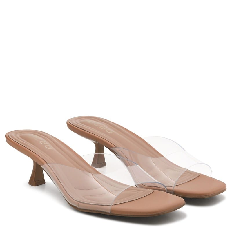 Bcbg Women's Imogen Dress Sandals (Clear/Tan) - Size 10.0