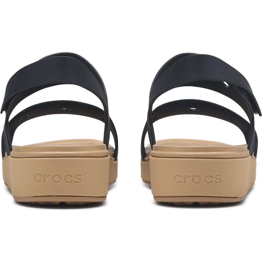 CROCS Kids Black and Brown Clog Sandals with Tan Footbed Introducing the New Crocs Metallic Buckle Clog | TikTok main image 4