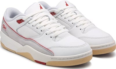Men's Flight Court Low Sneaker - White/Red/Gum