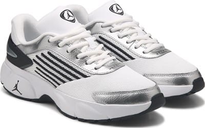 Men's Trunner Flow Sneaker - White/Black/Silver