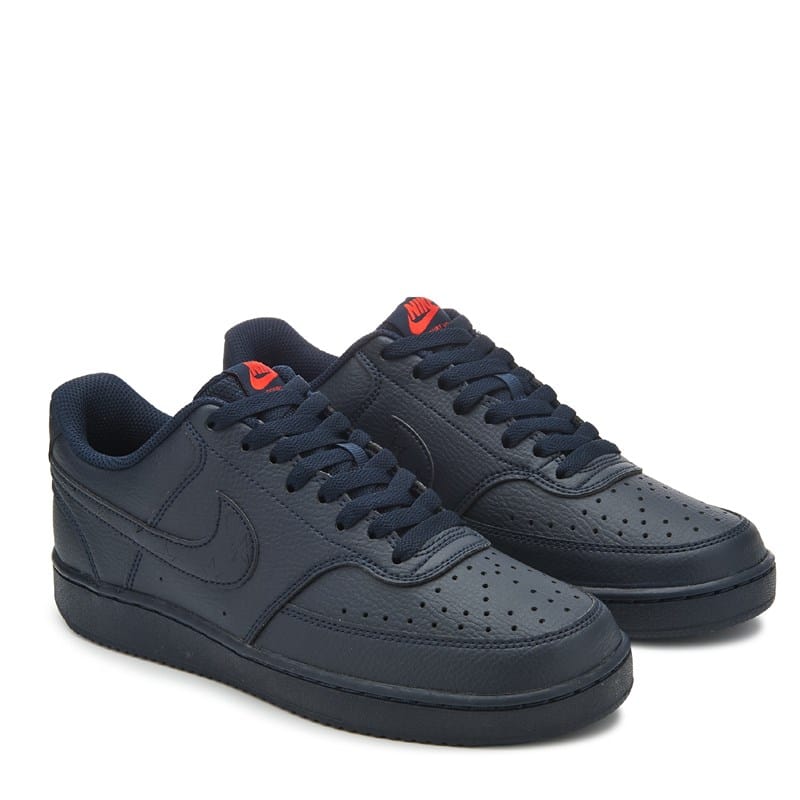 Nike Men's Court Vision Low Sneakers (Navy/Stars) - Size 13.0 M