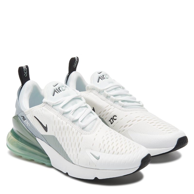 Nike Men's Air Max 270 Sneakers (White/Green) - Size 12.0 M