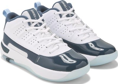 Kids' Max Aura 7 Mid Sneaker Big Kid - White/Blue