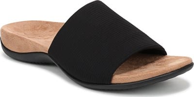 Women's Renie Stretch Knit Slide Sandal - Black