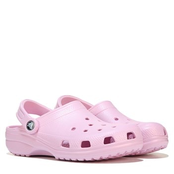 ballerina pink fuzzy crocs