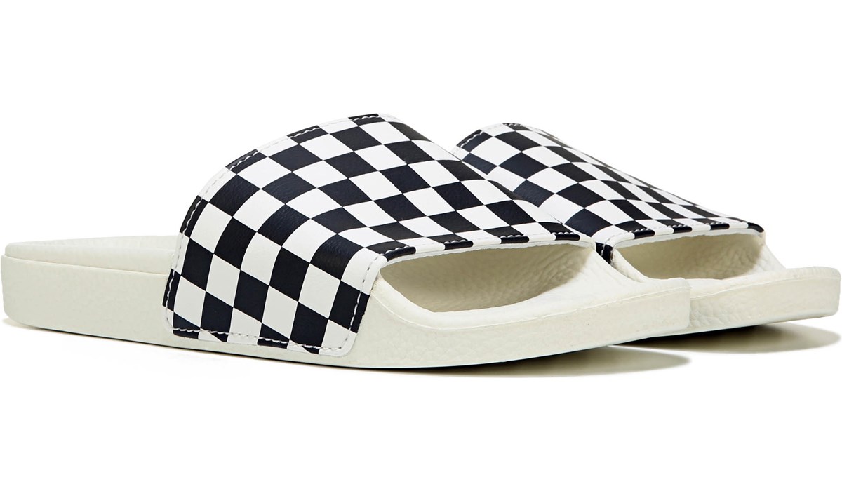 checkered van sandals