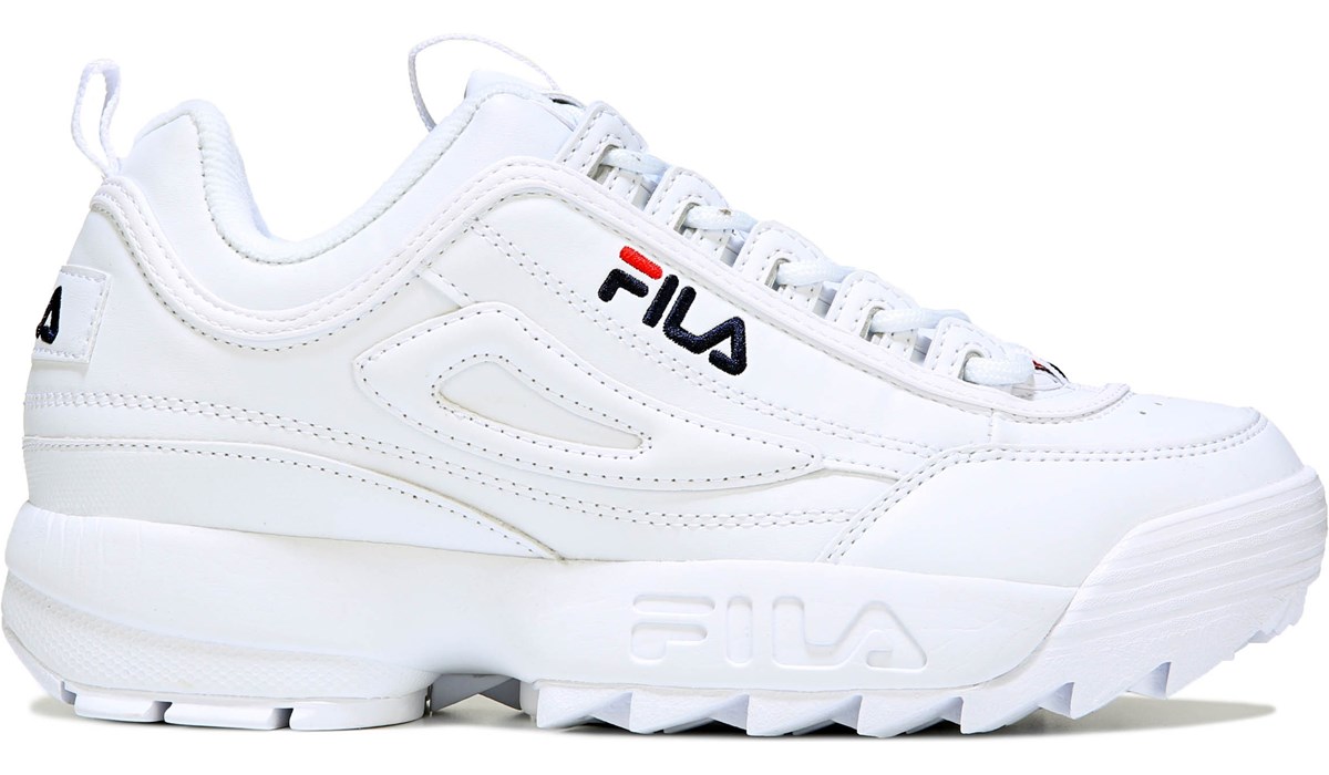 white mens fila shoes