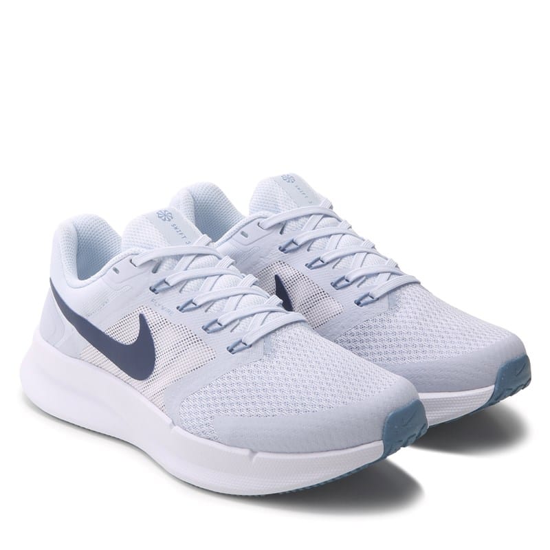 Nike Women's Run Swift 3 Running Shoes (Grey/Blue/White) - Size 7.5 M