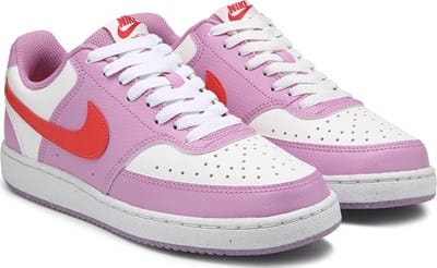 Women's Court Vision Low Sneaker - Pink/Red Patent