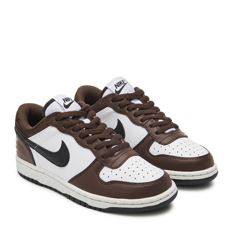 Nike Men's Big Nike Sneakers (White/Brown/Black) - Size 9.5 M