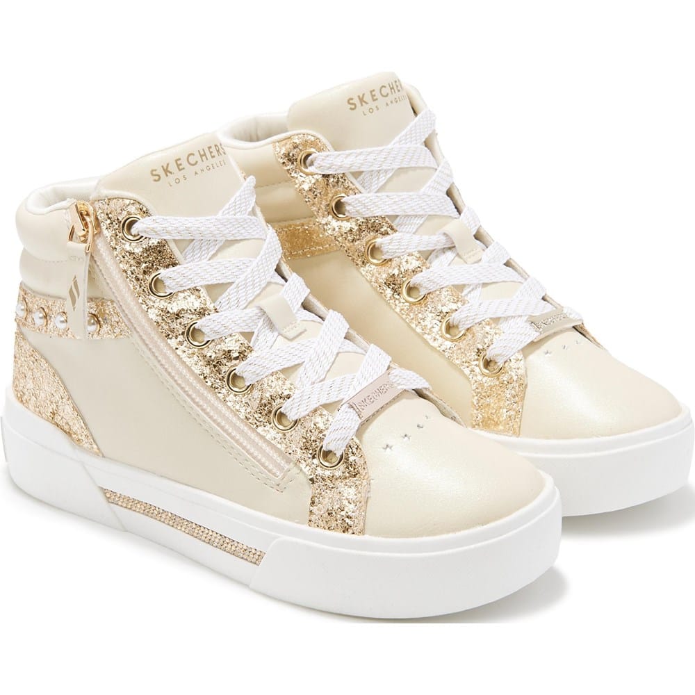 Skechers Kids' Aura LX High Top Sneaker Little/Big Kid | Famous