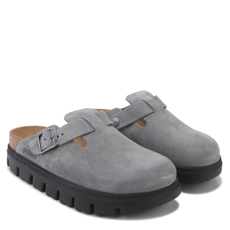 Birkenstock Women's Boston Chunky Clog by Papillio Shoes (Basalt Grey) - Size 37.0 M