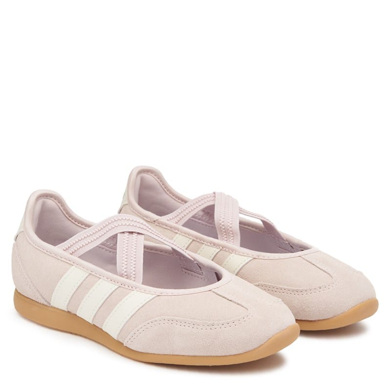 Adidas Women's Barreda Mary Jane Sneakers (Light/Pastel Pink) - Size 6.0 M