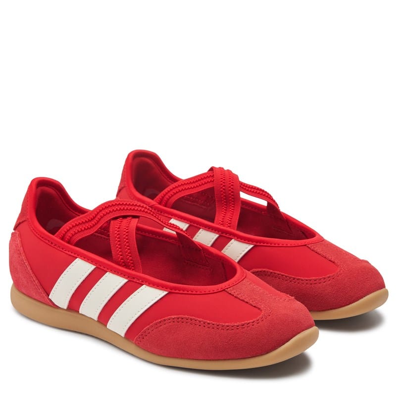 Adidas Women's Barreda Mary Jane Sneakers (Red) - Size 8.5 M