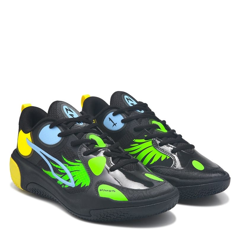 Puma Mb World.01 Basketball Shoes (Black/Blue/Green) - Size 10.5 M
