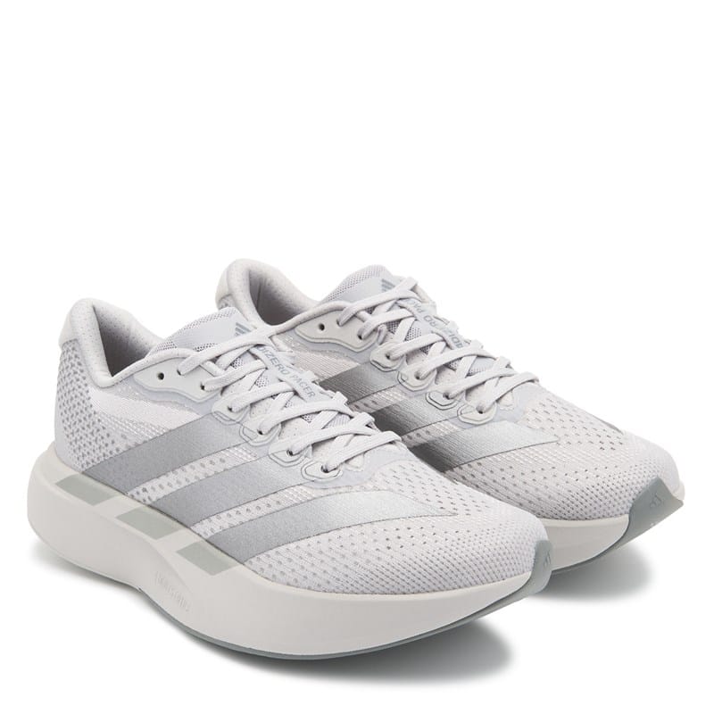 Adidas Men's Adizero Pacer Running Shoes (Grey/Silver) - Size 9.0 M
