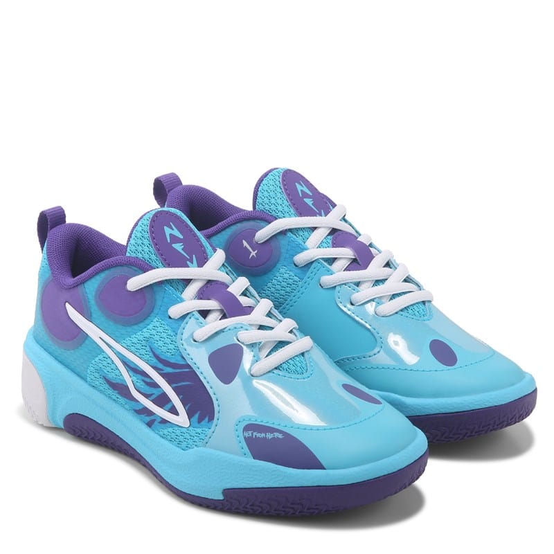 Puma Kids' Mb World .01 Basketball Shoe Little Kid Shoes (Blue/Purple) - Size 11.0 M
