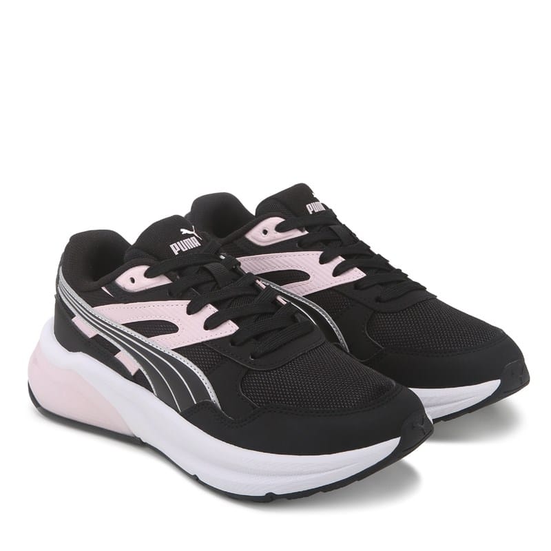 Puma Kids' Seeker Retro Sneaker Big Kid Shoes (Black/Pink) - Size 7.0 M