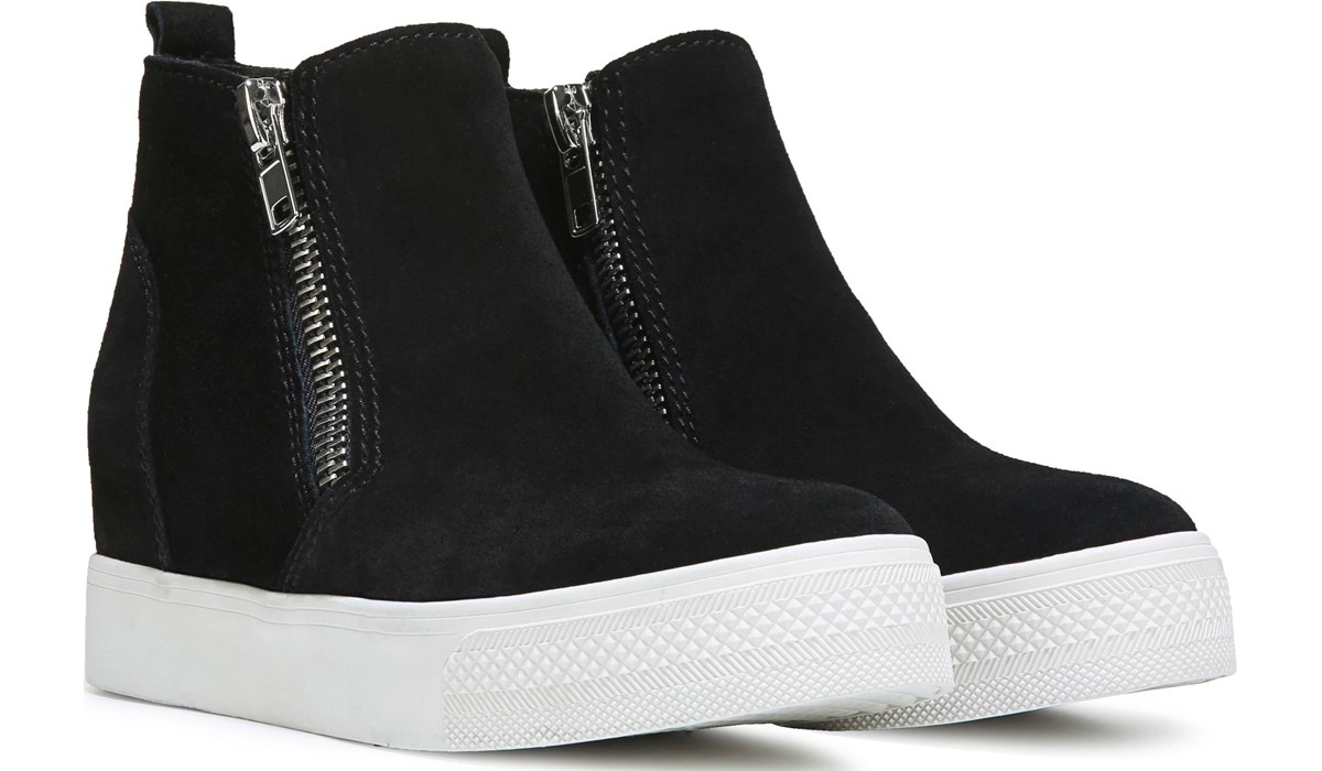 steve madden slip on wedge sneakers