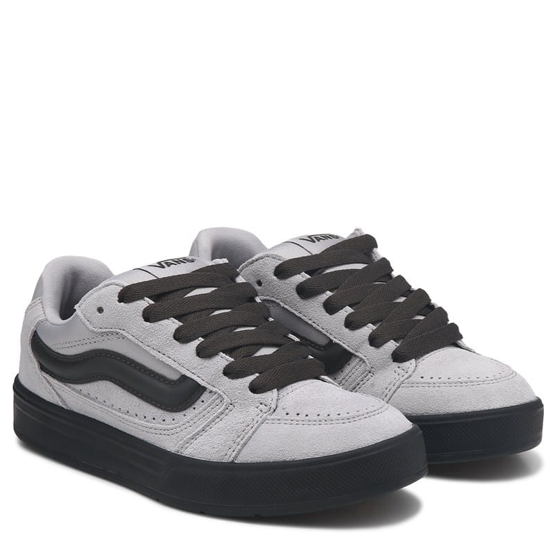 Vans Kids' Callum Skate Shoe Big Kid Shoes (Grey/Black) - Size 5.5 M