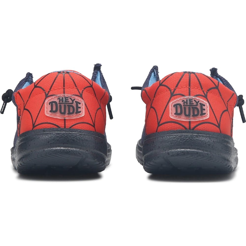 NEW Hey Dude SpiderMan Wally Men\'s Slip In Shoes Men\'s Sz 12 In Hand NIB Marvel Studios x HeyDude Wally Funk Spiderman - HEYDUDE main image 4