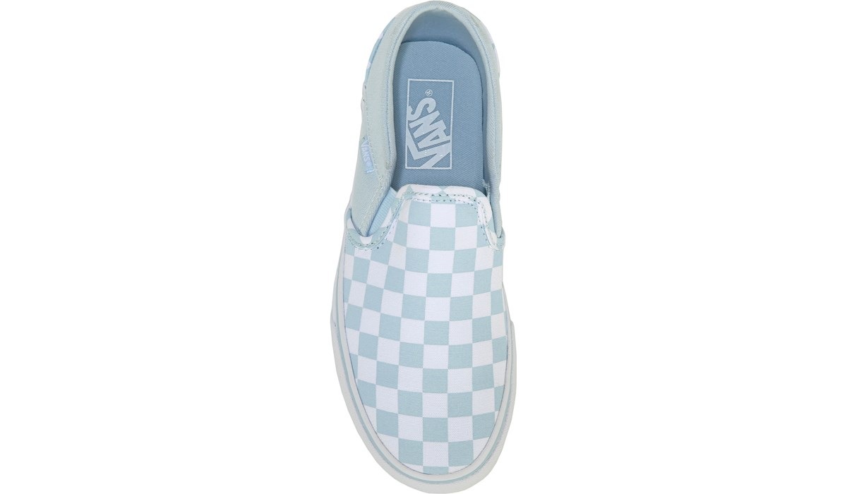 vans asher light blue