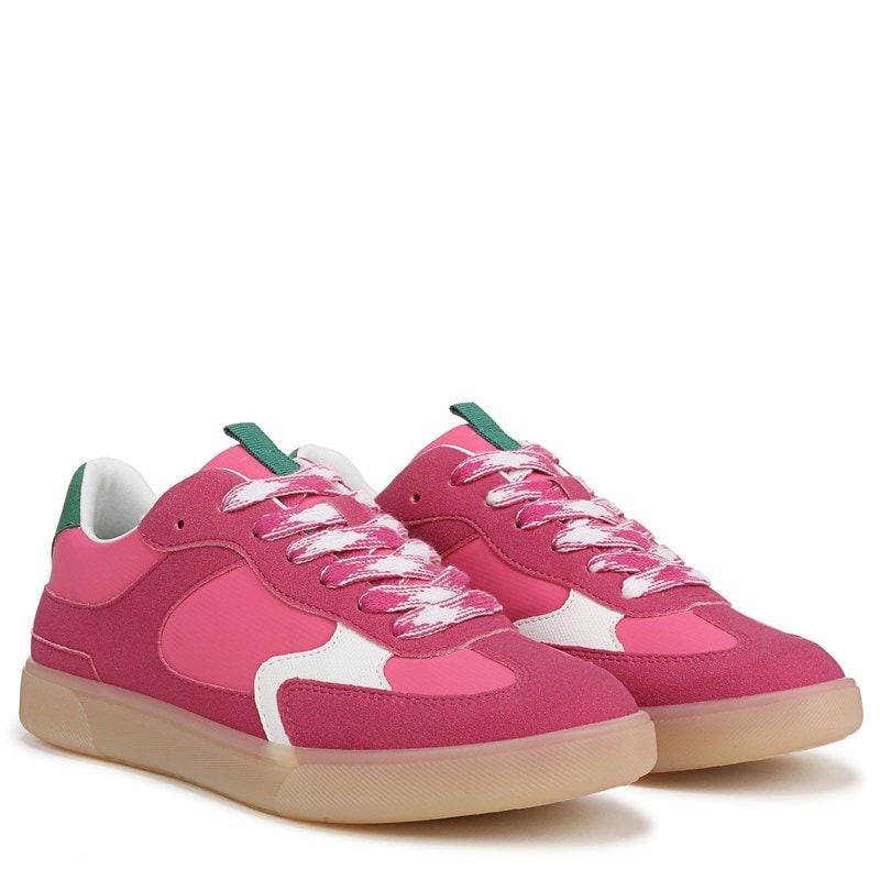 Blowfish Malibu Women's Tastic Lace Up Sneakers (Pink Glow Faux Suede) - Size 6.0 M