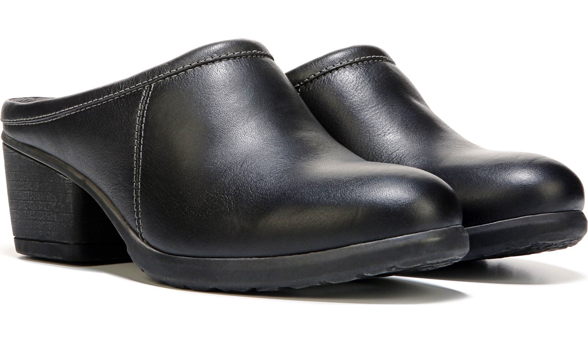eastland leather mules