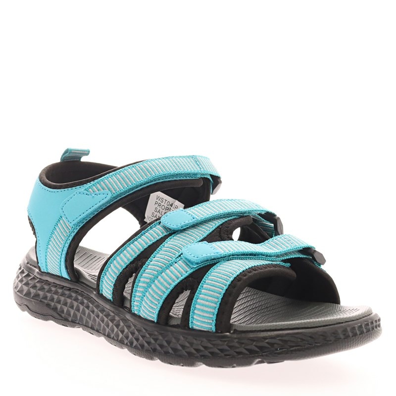Propet Women's Travelactiv Adventure Sandals (Teal) - Size 8.0 2E