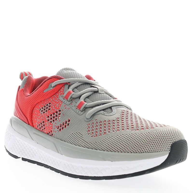 Propet Women's Propet Ultra Sneakers (Light Grey/Salmon) - Size 10.0 W