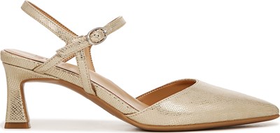 Famous footwear gold discount shoes