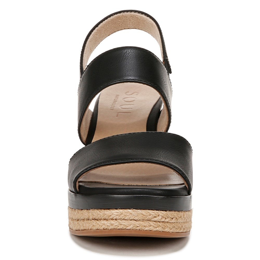 Holly leather platform mules