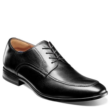 Florsheim Mocassini Uomo Zaffiro Moc Toe Bit - Pelle Morbida, Suola Gomma, Colore Nero, Taglia 44 EU - 3