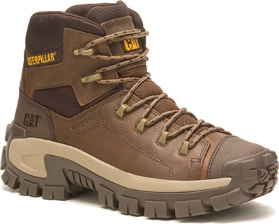 うちゃ Cat Men's Invader Steel Toe Work Shoe Black/Full Moon