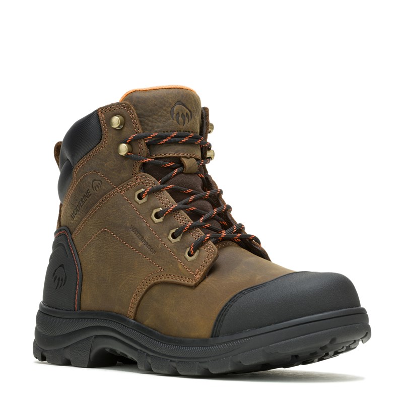 Wolverine Men's Carlsbad Cap Composite Toe Work Boots (Brown) - Size 13.0 2W