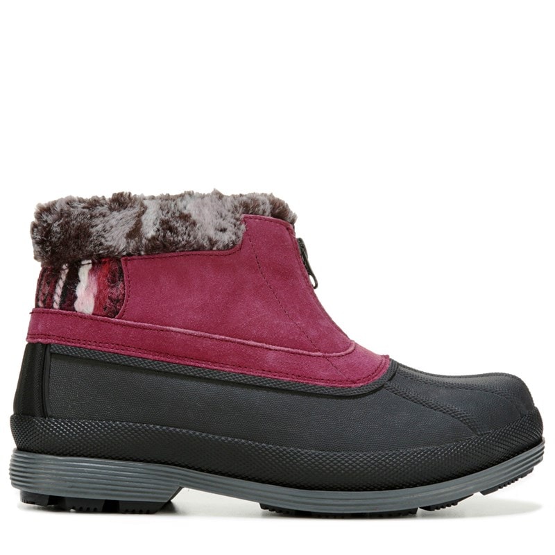 Propet Women's Lumi Ankle Zip Winter Boots (Berry Suede) - Size 8.0 B