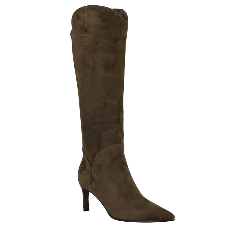 Guess Women's Palisa Knee High Dress Boots (Medium Green Suede) - Size 8.5 M