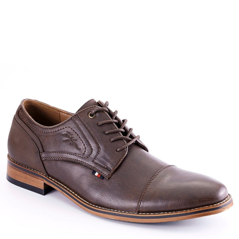 Tommy Hilfiger Men's Banly Cap Toe Oxford Shoes (Brown) - Size 11.0 M