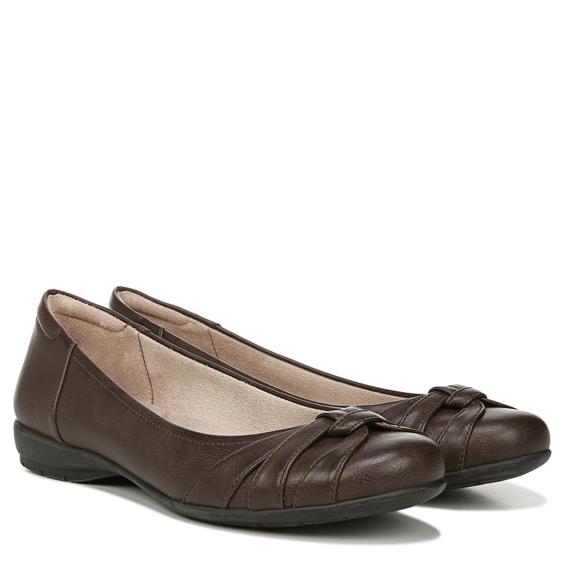 Soul Naturalizer Women's Gift Flat Shoes (Dark Brown) - Size 10.0 M