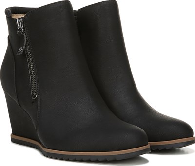 Wide width wedge ankle boots shop