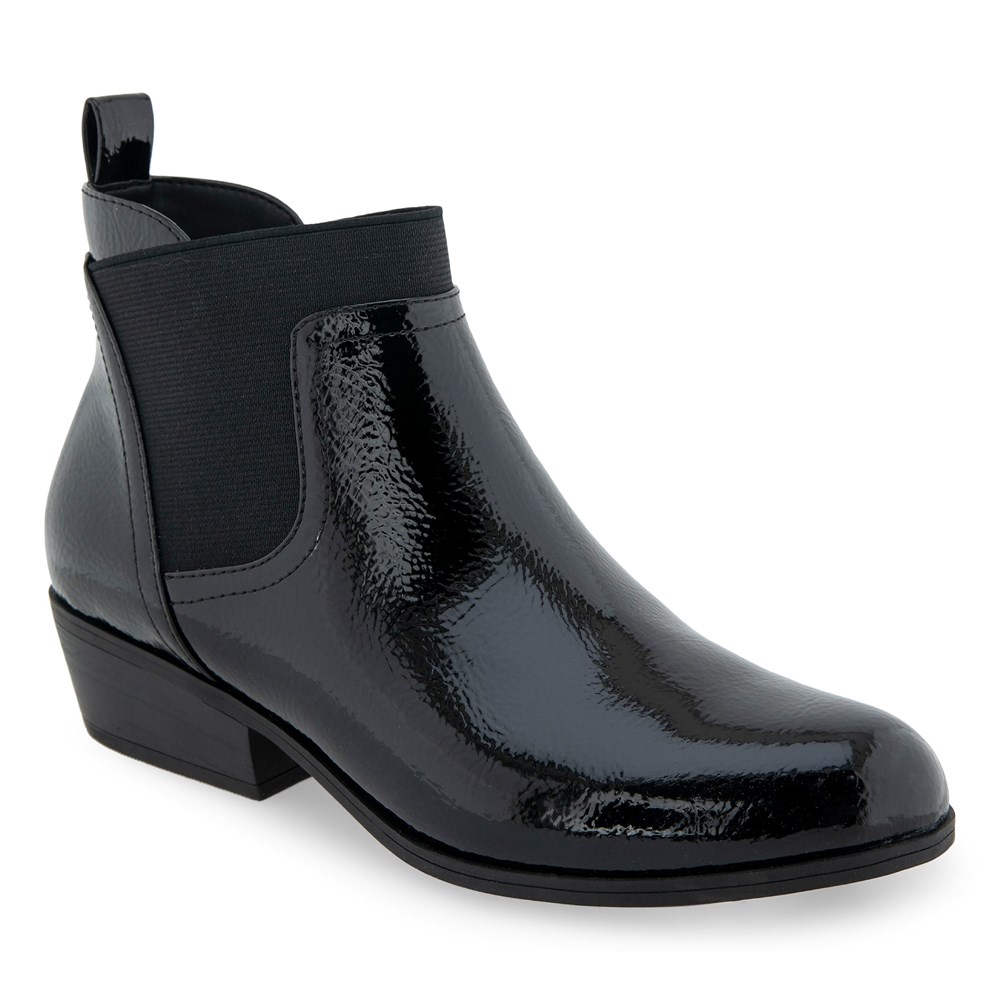 Aerosoles Women s Caddie Block Heel Ankle Bootie Famous Footwear