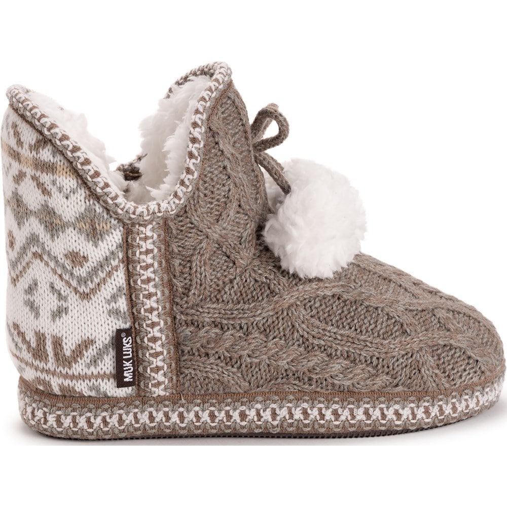 Muk Luks Women's Amira Bootie Slipper Famous Footwear