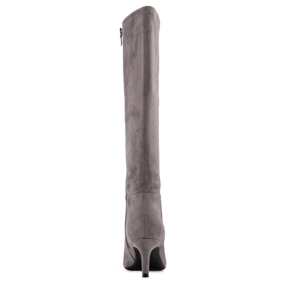 chinese dress ladies Womens Grey Suede Boots DENNER 116 – Officine Creative main image 0