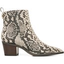 Roccia Snake Print Leather