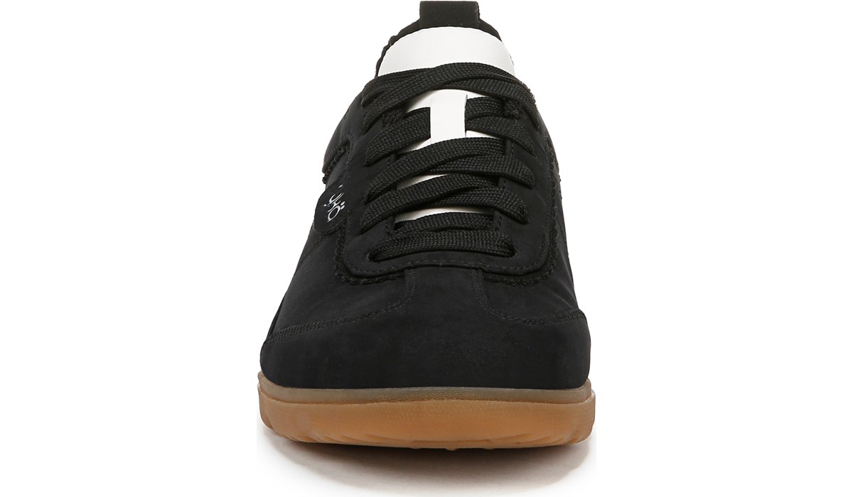 studded black loafers womens