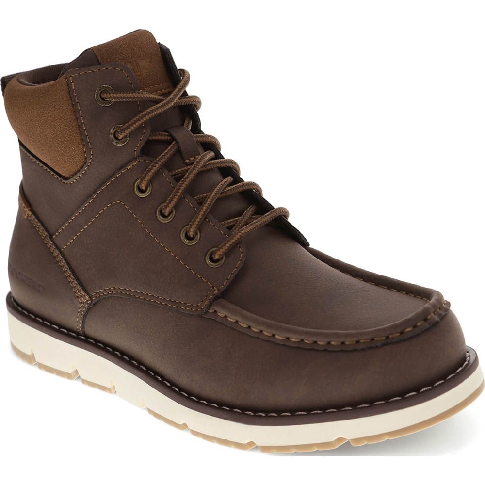 Dockers Mens Leather Chukka Boots Brown Lace Up Casual Desert Shoes Size‎ 10M Dockers Mens Dark Brown Leather Chukka Desert Boots 90-36017  main image 2