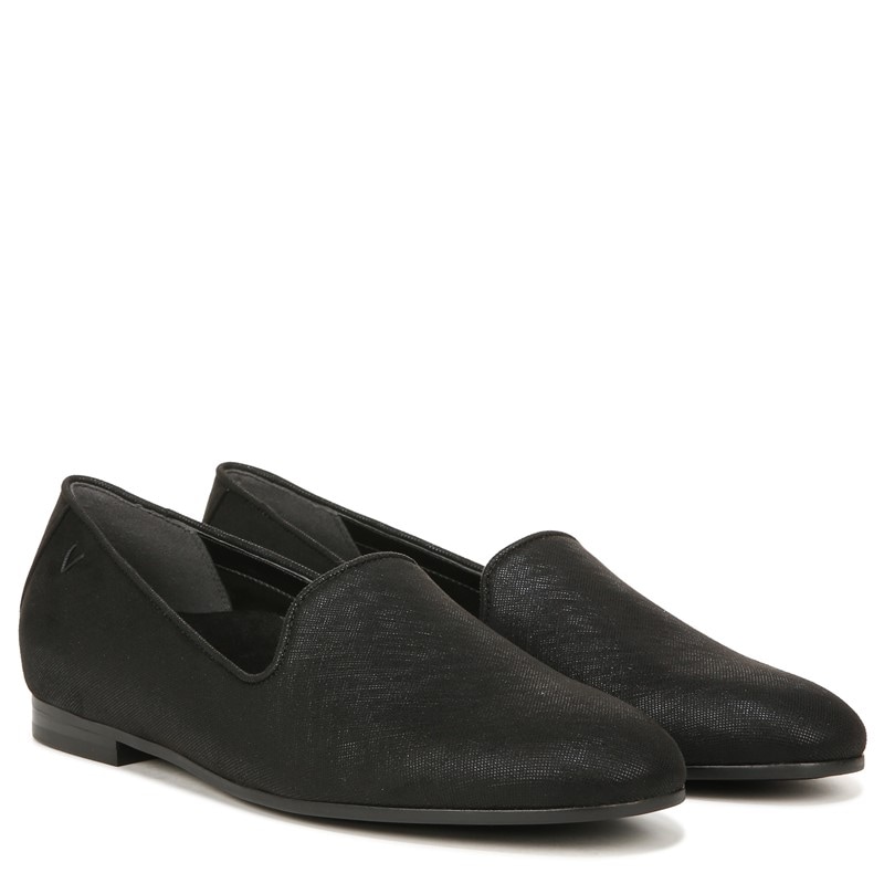 Vionic Women's Willa II Loafers (Black Fabric) - Size 6.5 W