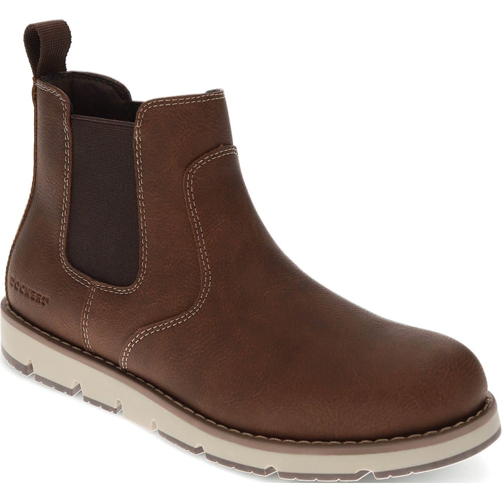 DOCKERS Stivale Chelsea Dylan Uomo - Pelle Sintetica Radica - Suola TPR - 40-41 EU