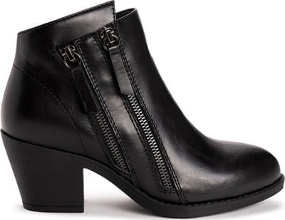Easy Street Women's Damita Ankle Bootie – Ruched Overlay, 2" Heel, Inside Zipper - View #10